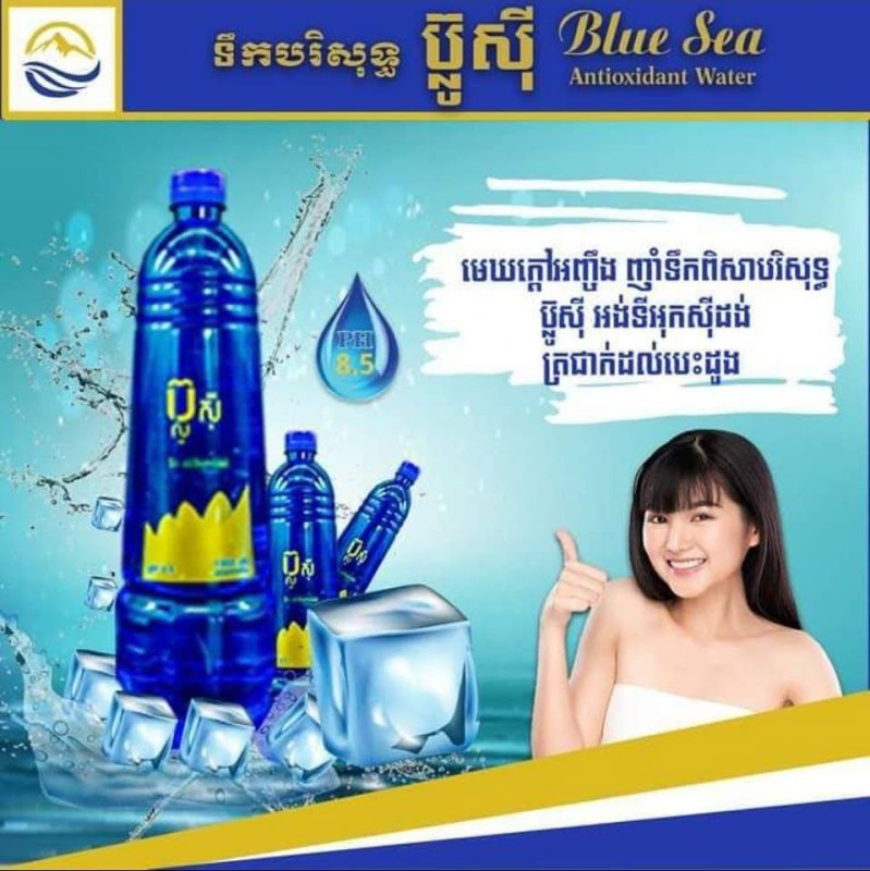 ទឹករ៉ែប្លូស៊ី ១៥០០ម.ល ២៤ដប